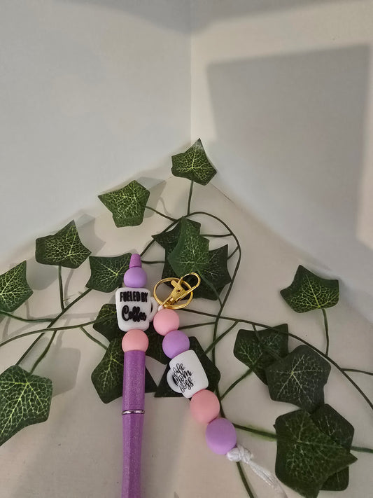 Pen and keyring combo